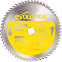 Evolution Stainless Steel Cutting Saw Blade 230mm 60T 25.4mm
