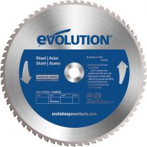 Evolution Mild Steel Cutting Saw Blade 255mm 52T 25.4mm