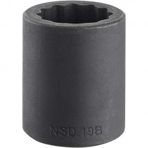 Facom 1/2" Drive Bi Hexagon Impact Socket Metric 1/2" 18mm