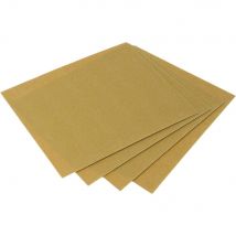 Faithfull Glasspaper Sandpaper Sheets Assorted Grit Pack of 5