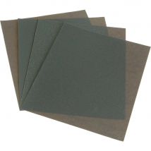 Faithfull Wet and Dry Paper Sheets 230 x 280mm Assorted Grit Pack of 4