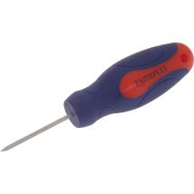 Faithfull Soft Grip Round Shank Chisel Tip Bradawl