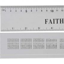 Faithfull Aluminium Rule 12" / 300mm