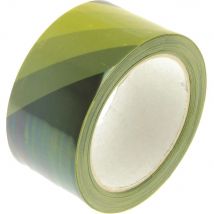 Faithfull Hazard Warning Safety Tape Black / Yellow 50mm 33m
