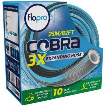 FloPro Cobra Expanding Hose Pipe Set 1/2" / 12.5mm 25m Blue & Grey