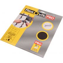 Flexovit Emery Cloth Sanding Sheets Medium Pack of 3