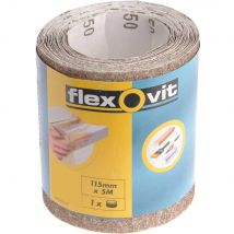Flexovit General Purpose Sanding Roll 115mm 5m 120g