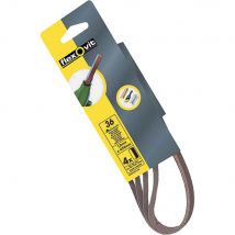 Flexovit Powerfile Sanding Belts 13mm x 454mm 13mm x 454mm 80g Pack of 4