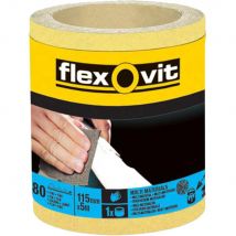 Flexovit High Performance Aluminium Oxide Sanding Roll 115mm 5m 40g