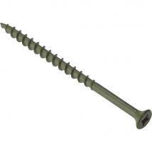 ForgeFix Decking Screw Pozi ST Green Anti-Corrosion Treated 4.5mm 50mm Pack of 1000