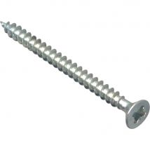 Forgefix Multi Purpose Zinc Plated Screws 4mm 50mm Pack of 200