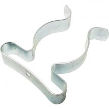 Forgefix Zinc Plated Tool Clips 32mm Pack of 25