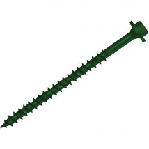 Forgefix Hexagonal Torx Timber Screws Green 7mm 250mm Pack of 40