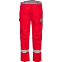BizFlame Ultra Two Tone Flame Resistant Trousers Red 32" 31"