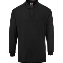 Modaflame Mens Flame Resistant Antistatic Long Sleeve Polo Shirt