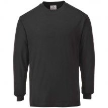 Modaflame Mens Flame Resistant Antistatic T Shirt Black 2XL