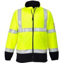 Modaflame Flame Resistant Hi Vis Fleece Yellow XL