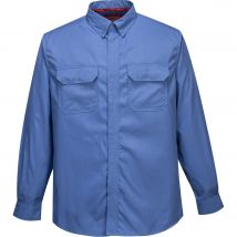 BizFlame Plus Chemical Shirt Blue 2XL
