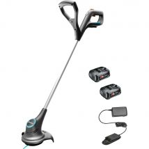 Gardena SMALLCUT 23 P4A 18v Cordless Grass Trimmer 230mm 2 x 2ah Li-ion Battery Charger