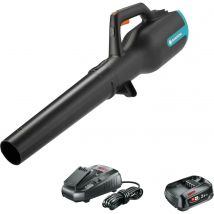 Gardena POWERJET P4A 18v Cordless Garden Leaf Blower 1 x 2.5ah Li-ion Battery Charger