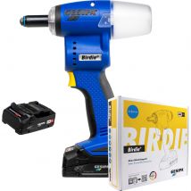 Gesipa Birdie 18v Cordless Brushless Riveter Tool 2 x 2ah Li-ion Battery Charger No Case