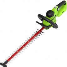 Greenworks GD24HT61 24v Cordless Brushless Hedge Trimmer 610mm No Batteries No Battery Charger