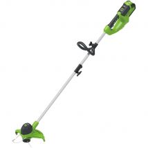 Greenworks G40LT 40v Cordless Grass Trimmer 300mm 1 x 2ah Li-ion Battery Charger