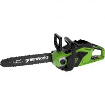 Greenworks GD40CS15 40v Cordless Brushless Chainsaw 350mm No Batteries No Battery Charger