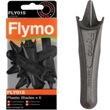 Flymo FLY015 Genuine Blades for Micro Compact Lawnmowers Pack of 6