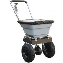Handy THSS80 Stainless Steel Push Feed, Grass and Salt Broadcast Spreader 36kg