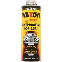 Hammerite Waxoyl Rust Remover and Protector Schutz Black 1l