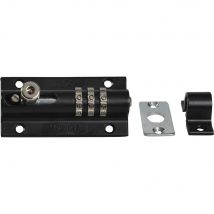 Henry Squire 3 Wheel Recodeable Combination Bolt Lock Black