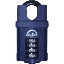 Henry Squire Push Button Combination Padlock Closed Shackle 38mm Standard