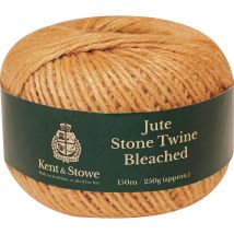 Kent and Stowe Jute Garden Twine Bleached Stone 150m
