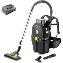 Karcher BVL 5/1 BP Professional 36v Cordless Backpack Vacuum Cleaner 1 x 7.5ah Li-ion Battery Charger