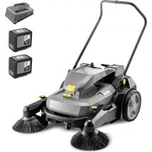 Karcher KM 70/30 C BP 2SB Professional 36v Cordless Push Floor Sweeper 2 x 6ah Li-ion Battery Charger