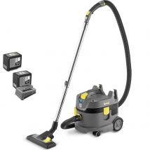 Karcher T 9/1 BP Professional 36v Cordless Vacuum Cleaner 9L 2 x 6ah Li-ion Battery Charger