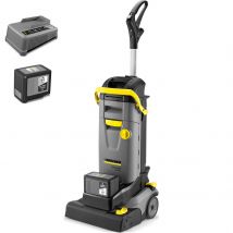 Karcher BR 30/4 C BP Professional 36v Cordless Small Area Floor Cleaner and Scrubber Drier 2 x 7.5ah Li-ion Battery Charger