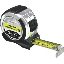 Komelon Powerblade Tape Measure Imperial & Metric 16ft / 5m 27mm