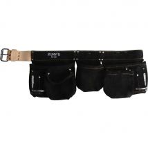 Kunys Split Grain Water Repellent Double Tool Pouch