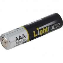 Lighthouse LR03 Extra Long Life AAA Alkaline Batteries Pack of 4