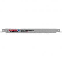Lenox Double Tang Diamond Cast Iron Cutting Reciprocating Sabre Saw Blades 225mm Pack of 1
