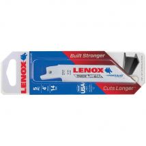Lenox 14TPI Thick Metal Cutting Reciprocating Sabre Saw Blades 102mm Pack of 5