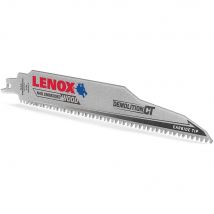 Lenox CT Carbide Tipped Demolition Reciprocating Sabre Saw Blades 152mm Pack of 1