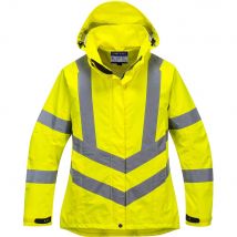 Oxford Weave 300D Ladies Class 3 Hi Vis Jacket Yellow S