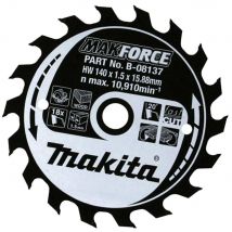 Makita MAKFORCE Wood Cutting Saw Blade 210mm 40T 30mm