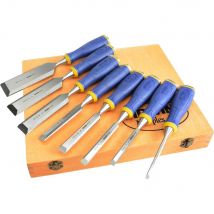 Marples M500 8 Piece Bevel Edge Wood Chisel Set