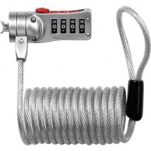 Masterlock Combi Computer Cable Lock 5mm 1800mm