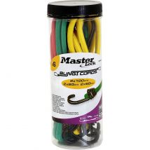 Masterlock 6 Piece Assorted Bungee Cord