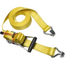 Masterlock Heavy Duty Ratchet Tie Down J Hooks 50mm 8.25m 2250kg